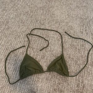 🤩 3 for $20 / Olive Green Triangle Bikini Top
